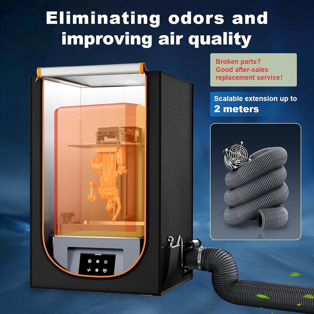 Multifunctional Resin 3D Printer Enclosure with Ventilation Filter, High Quality
