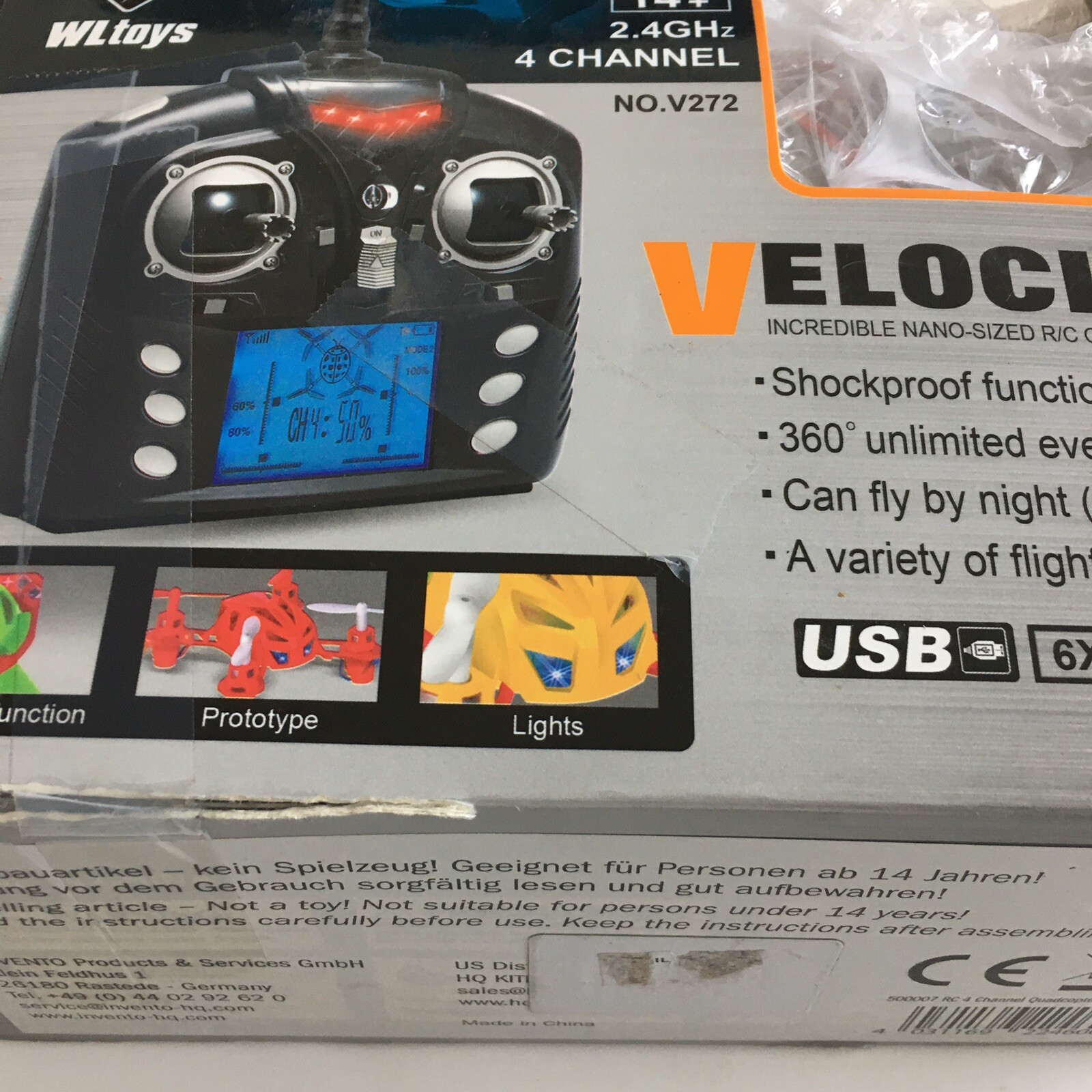 WLToys Micro RC Quadcopter RC 4 Channel Micro 2.4 GHz 500007