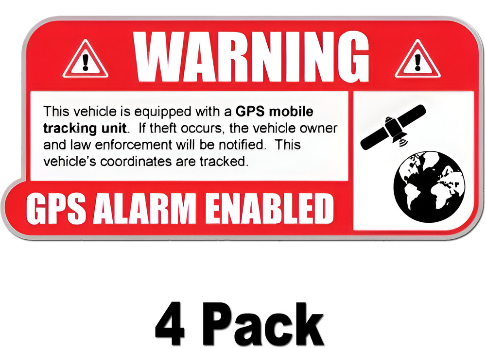 GPS tracking sticker