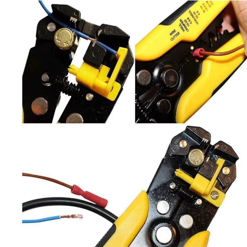 8 Self-Adjusting Insulation Wire Stripper cutter crimper Terminal Tool Pliers