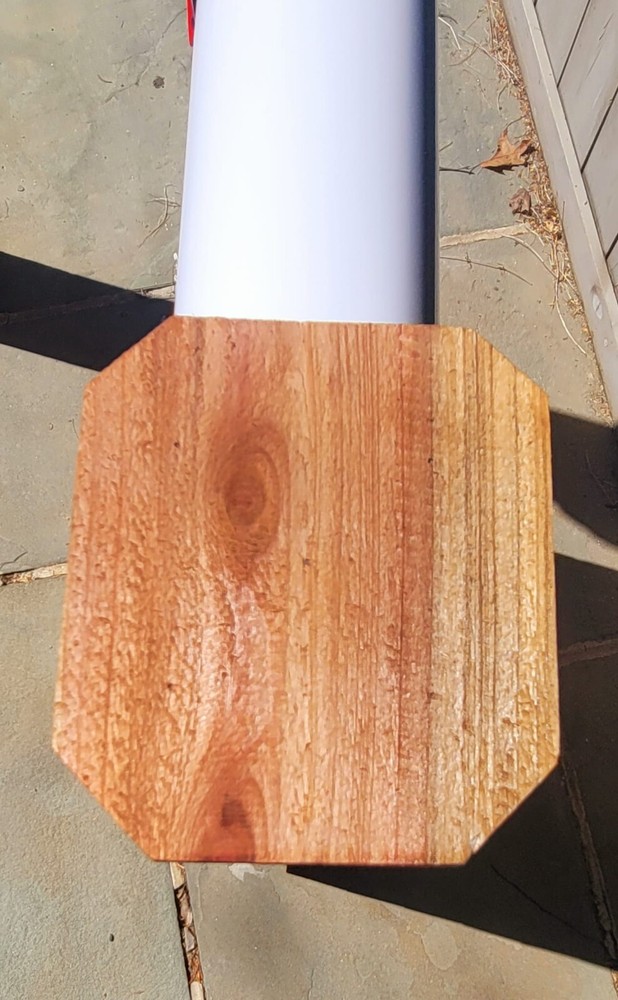 Rustic Cedar Mailbox Post, Handmade- FREE SHIPPING