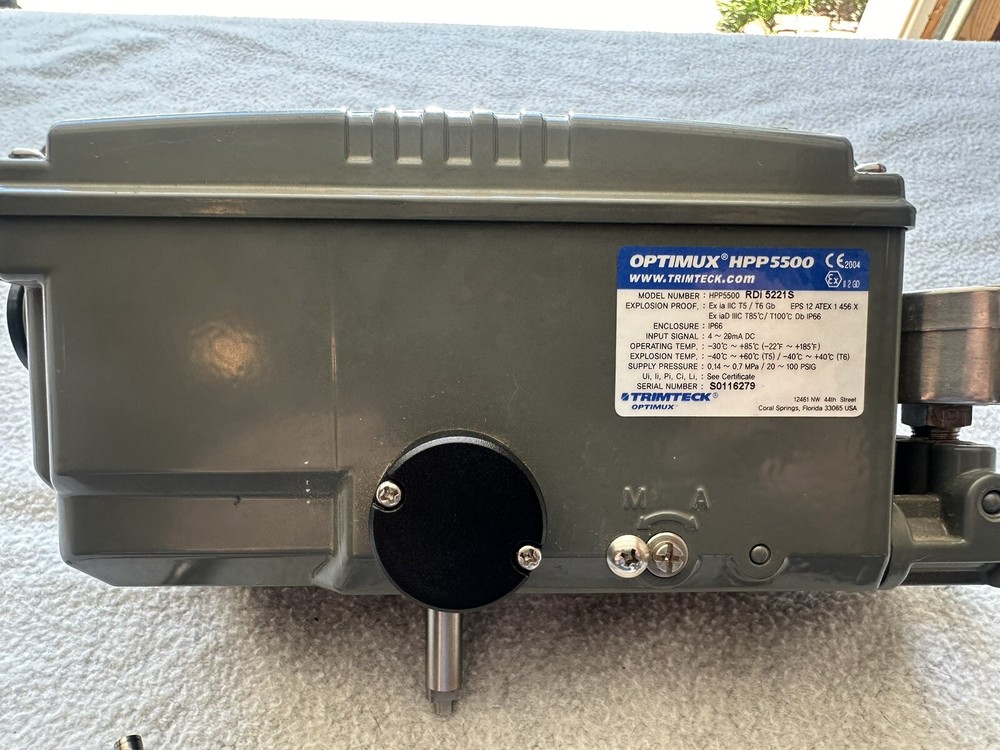 Trimtek Optimux HPP5500 RDI 5221S Digital Valve Positioner