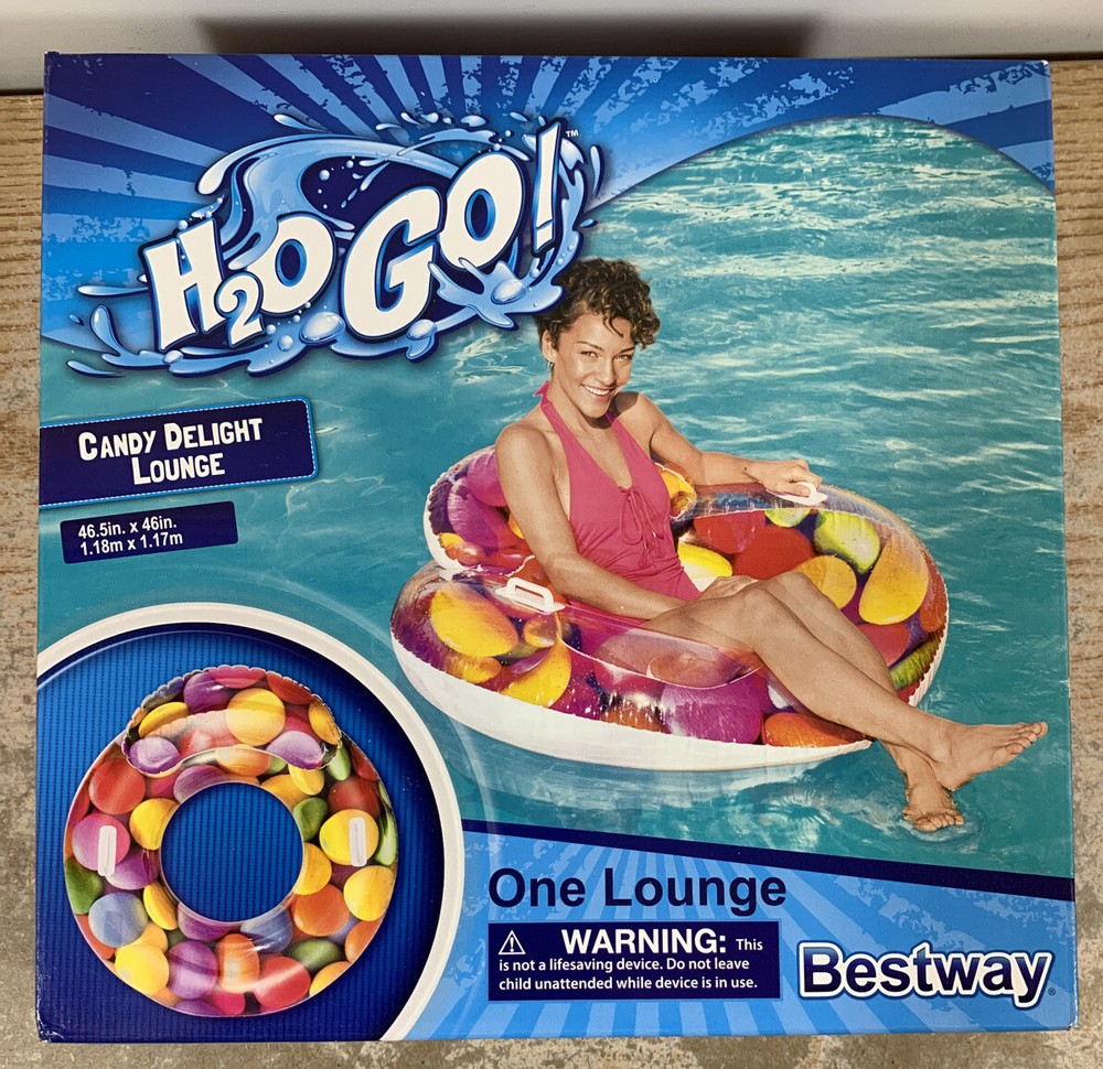 H20 Go! Candy Delight Lounge Bestway Pool Float  New