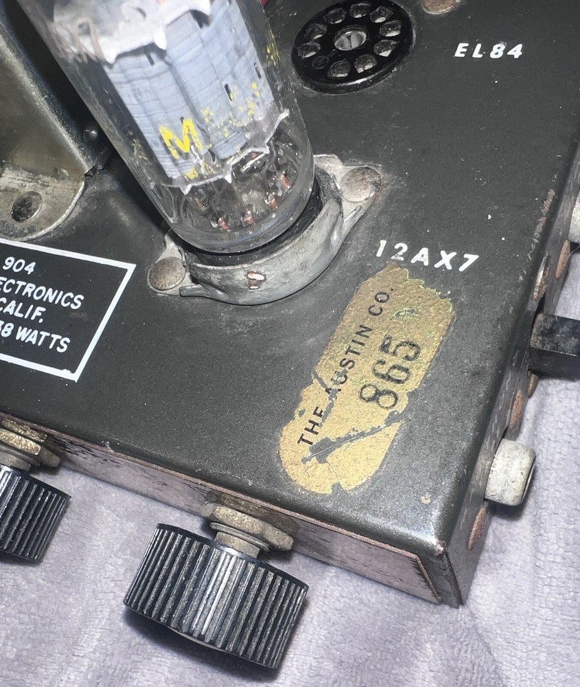 Trutone Electronics Vacuum Tube Amp/Preamp Model 902