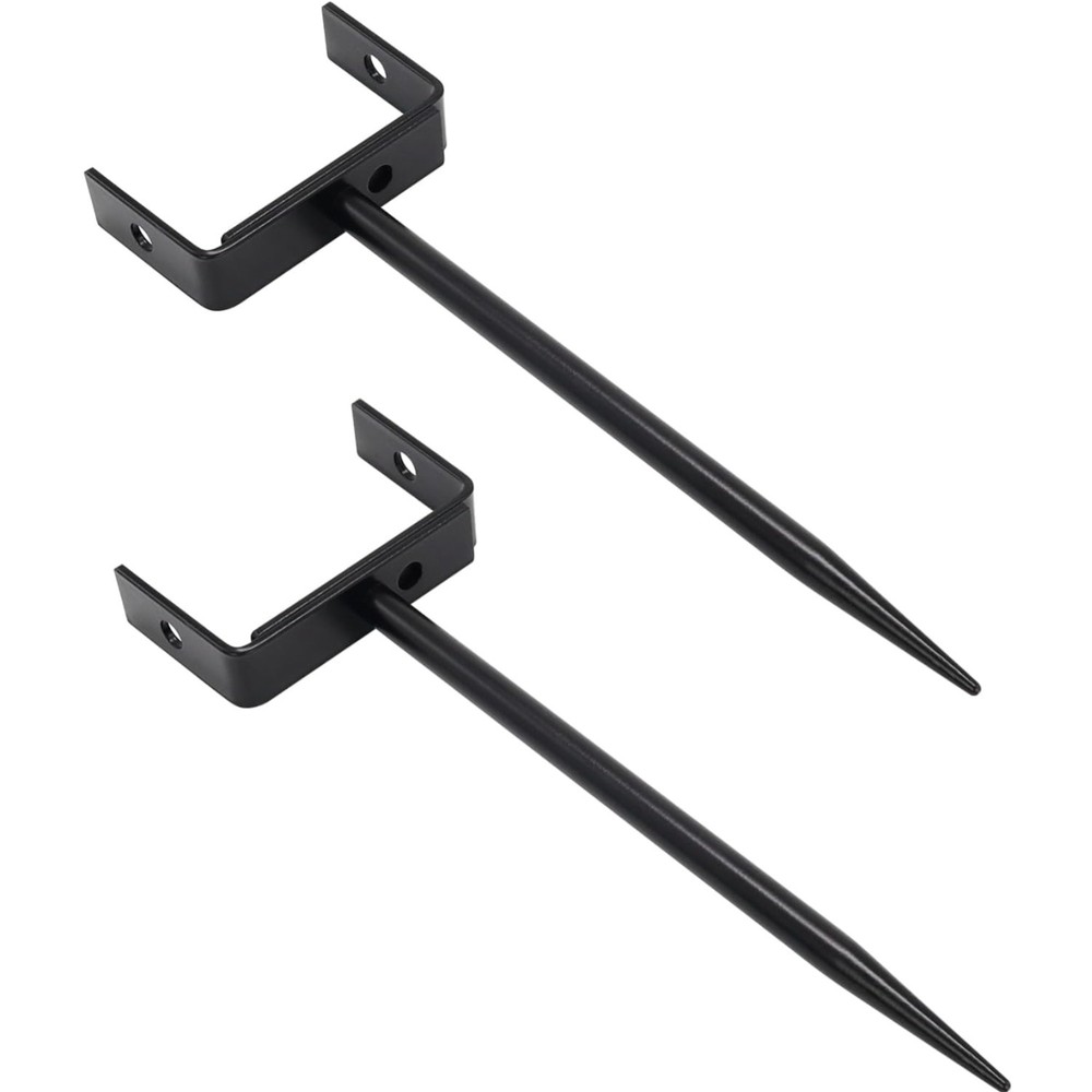 Heavy-Duty Galvanized Iron Downspout Bracket - Adjustable & Eco-Friendly 2-Pack