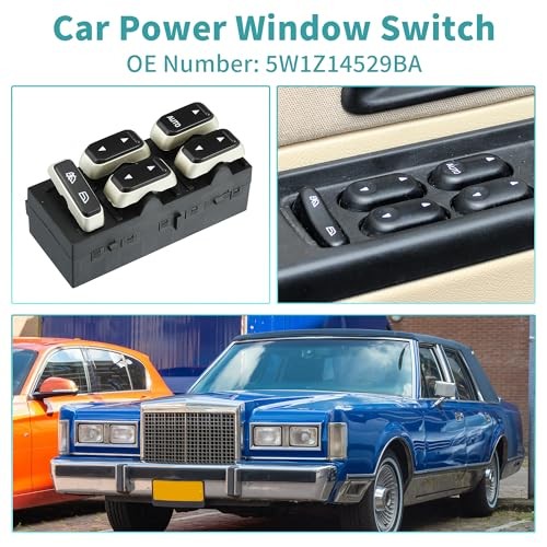 Front Left Driver Side Power Window Switch Window Control Switch Fit for