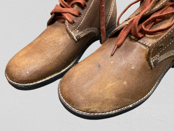 WWII US ARMY "ROUGHOUTS" COMBAT FIELD SERVICE SHOES