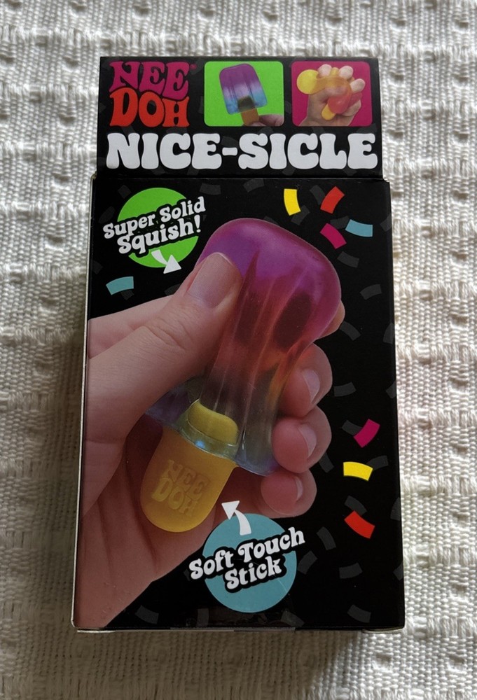 Authentic Schylling NeeDoh Nice-Sicle Rainbow Popsicle