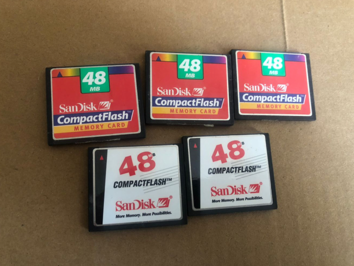 5PCS 48MB Sandisk Compact Flash Card 32MB CF Memory card
