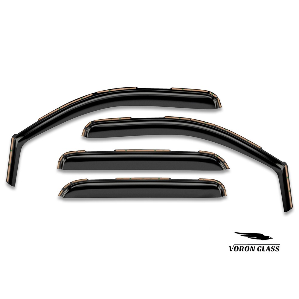 Side Window Deflectors Rain Guards for 2007-2013 Chevrolet (Chevy) Avalanche