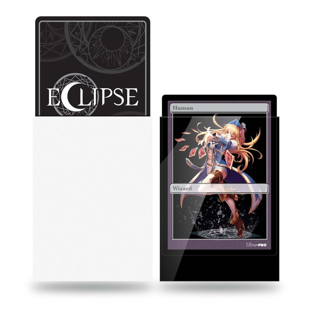 (60) Ultra Pro Eclipse PRO GLOSS ARCTIC WHITE Small Deck Protector Card Sleeves