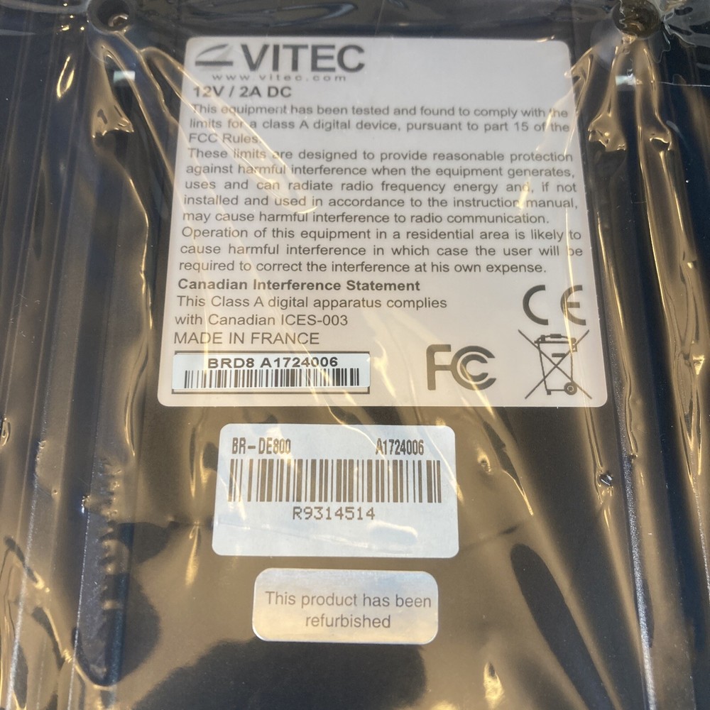 JVC ProHD BR-DE800 Video Decoder for Select Professional Streaming Camcorders