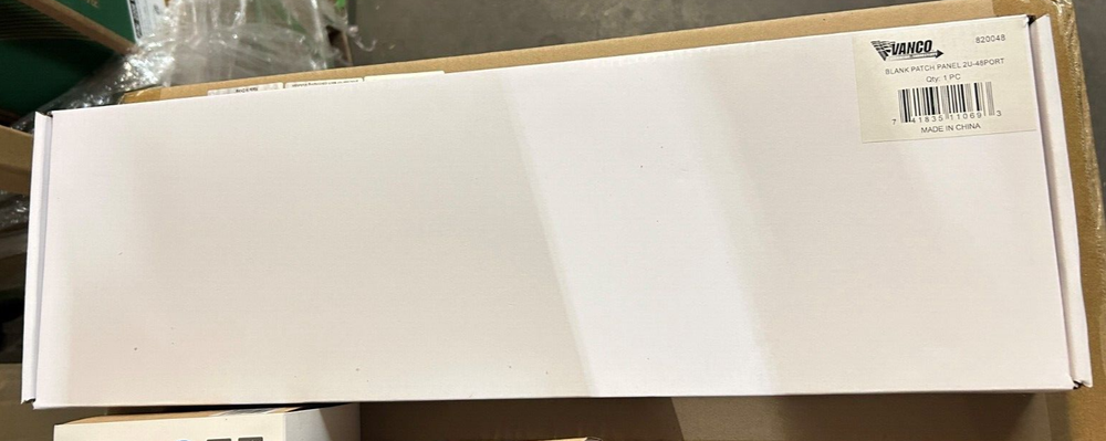 Vanco 48 Port Blank Patch Panel