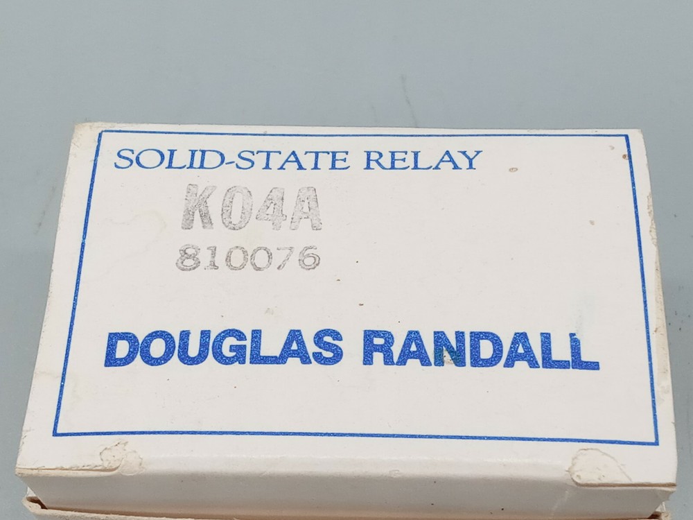 1 NOS DOUGLAS RANDALL SOLID STATE RELAY K04A INPUT 3-32 VDC LOAD - 32 VDC 4A