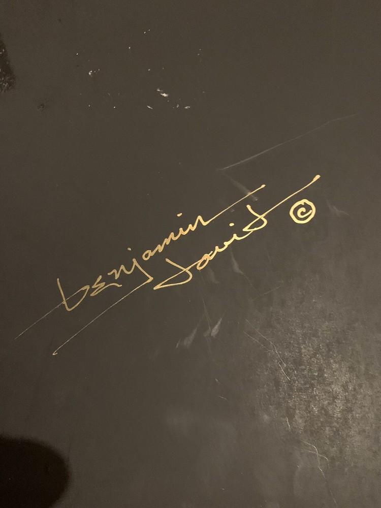 Benjamin David, Matted Framed Signed Southwestern Art Print & Southwestern Frame