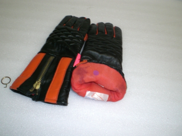 Motorcycle Gloves Black Red Size 9,5 Lining