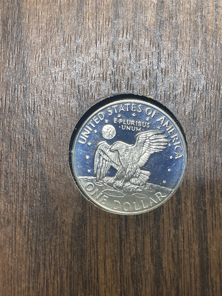 1972 Proof Eisenhower Dollar Brown Box Ike