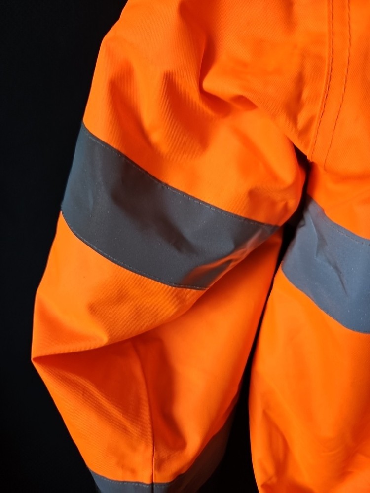 Tuff Guard Class 3 High Visibility Water Resistant Reflective Neon Work Jacket