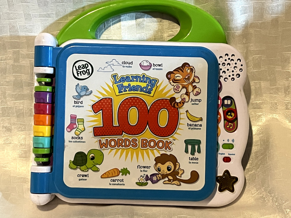 LeapFrog Learning Friends 100 Words Book Language Development Interactive Book