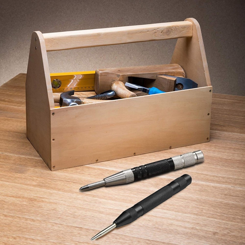 Automatic Center Punch Strikes Surface Hammer Spring Loaded Window Breaker