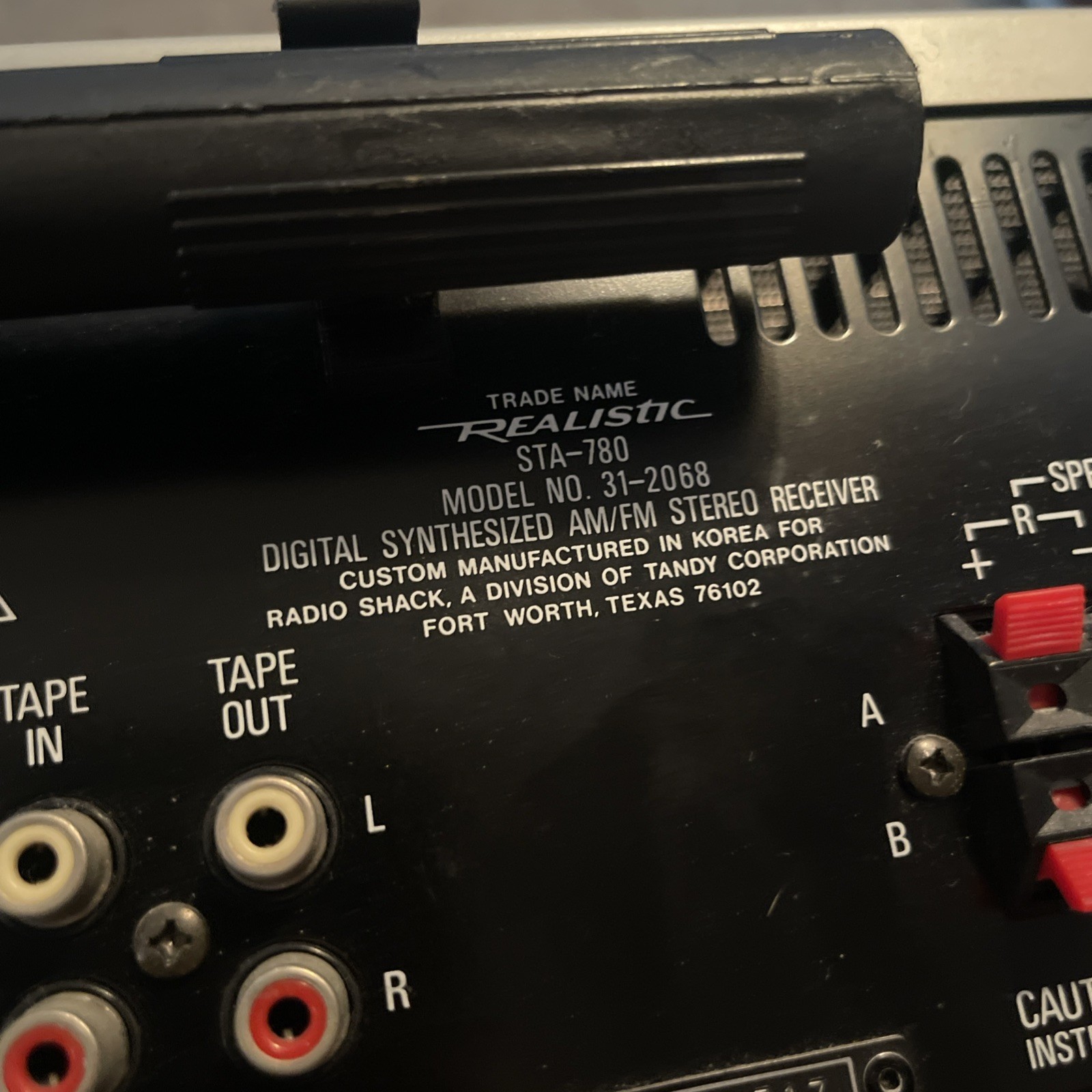 Realistic STA- 780 Receiver