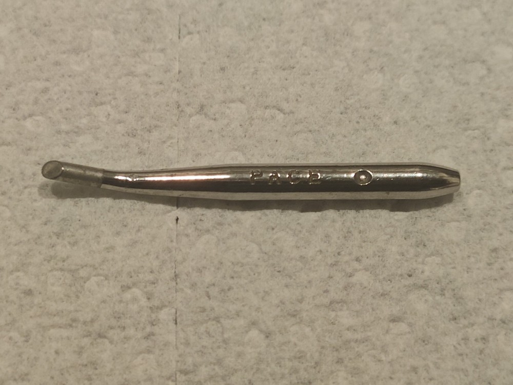 Pace 1121-0610 Mini Wave, Angled, 2.4 mm Soldering Iron Tip