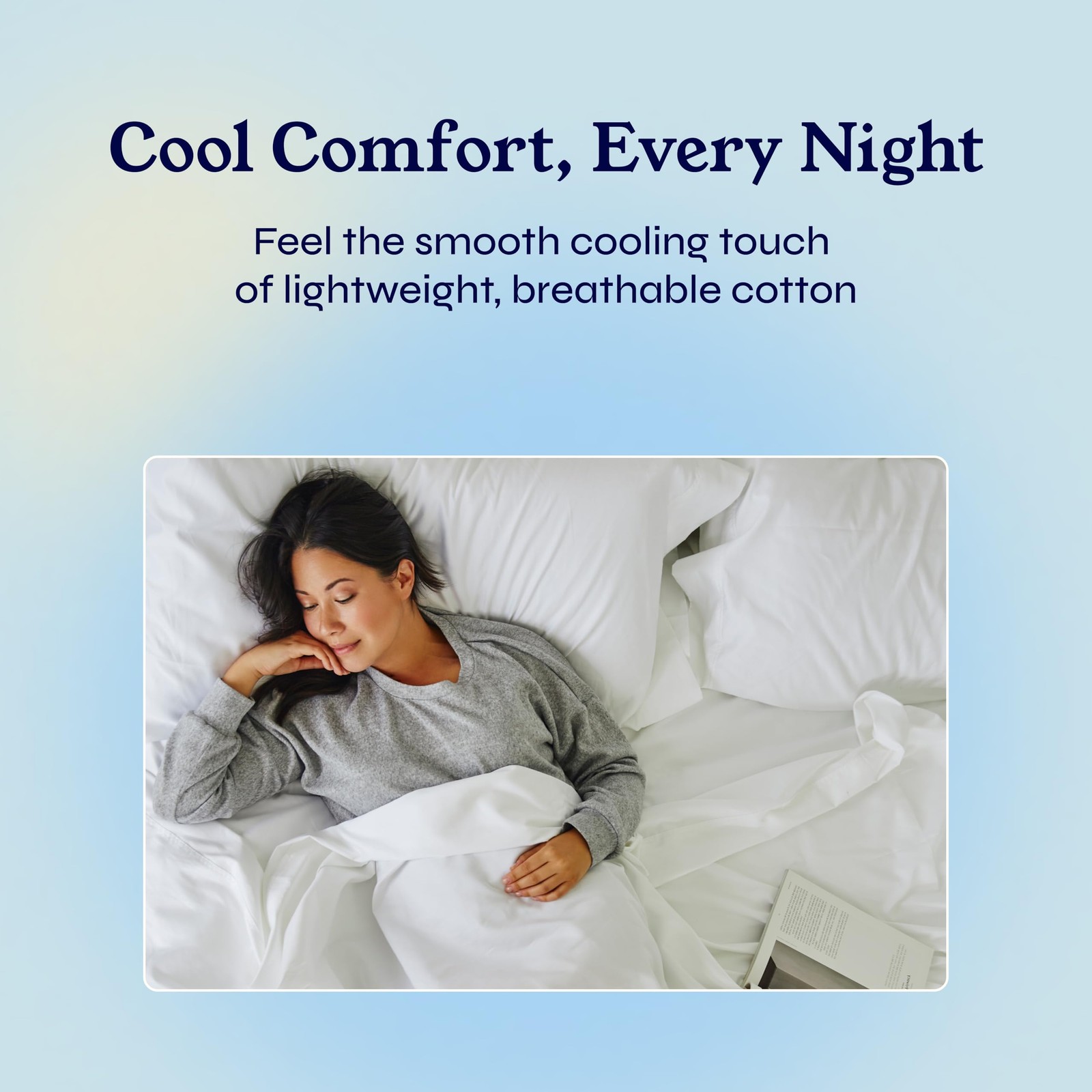 California Design Den Striped Queen Sheet Set - Soft 400 Thread Count Sateen, Na