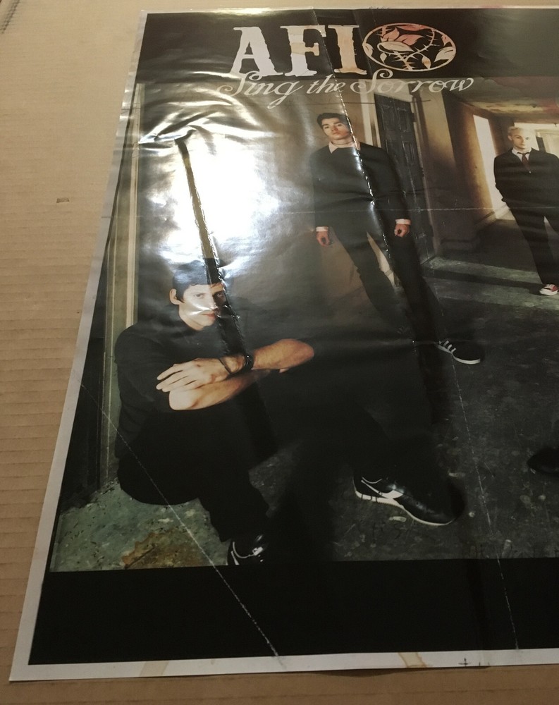AFI Rare 2003 PROMO POSTER for Sing the Sorrow CD Never Displayed USA 18x24