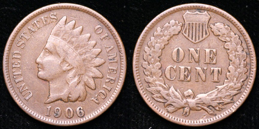 1906  Indian Cent