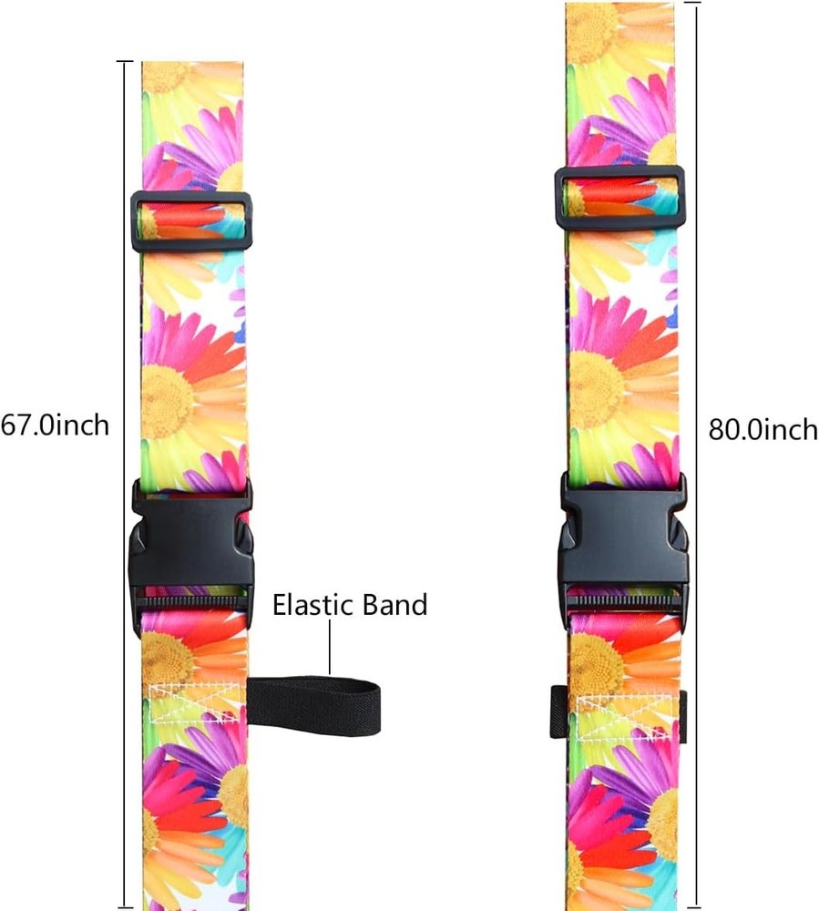 Luggage Straps for Suitcases TSA Approved Easy Pack