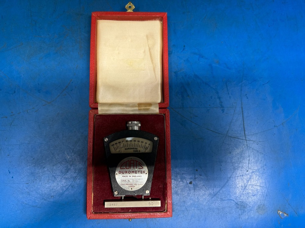 Vintage Coats Machine Tool Co. Ltd Comaco Rubber Hardness Tester