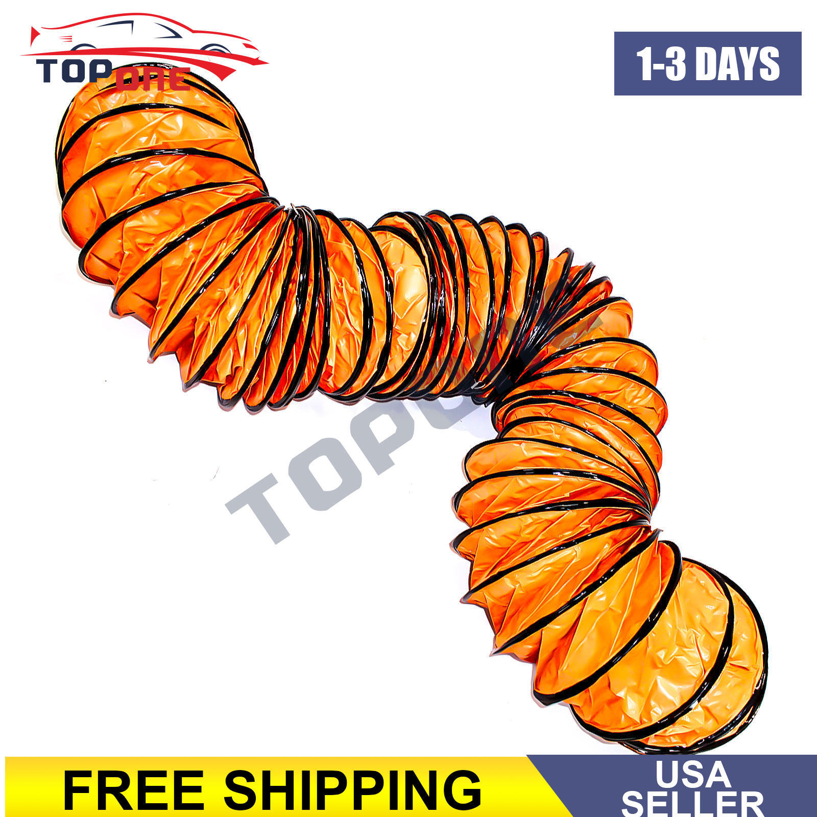 8/10/12/14/16'' PVC Flexible Ducting 16.4&25&33FT Fit Ventilator Hoses Strong