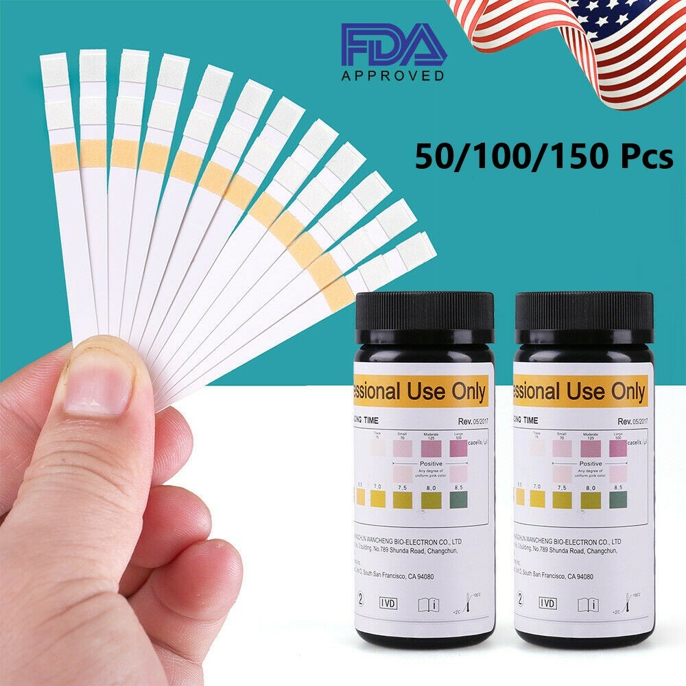 UTI Test Strips 3-in-1 Urinary Tract Infection for Leukocytes Nitrite PH Test US