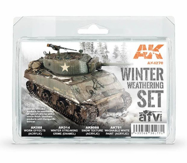 AK Interactive WINTER WEATHERING Set AK-4270