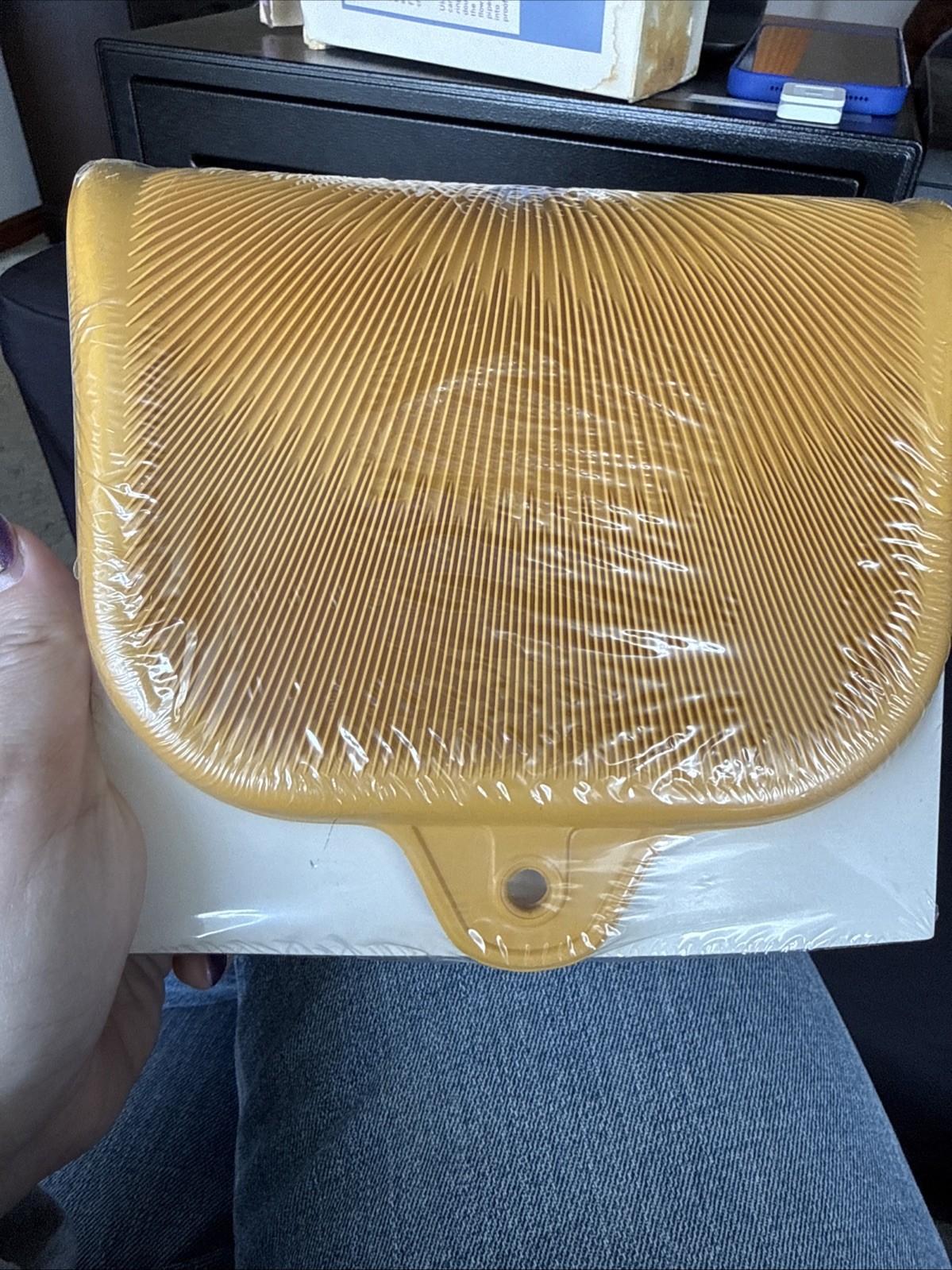 Vintage Rexall Kantleek Water Bottle Fountain Syringe Mustard Comes With Box NOS