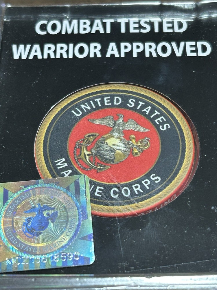 USMC CERAMIC CHALLENGE CHIP, NEW IN PACKAGE