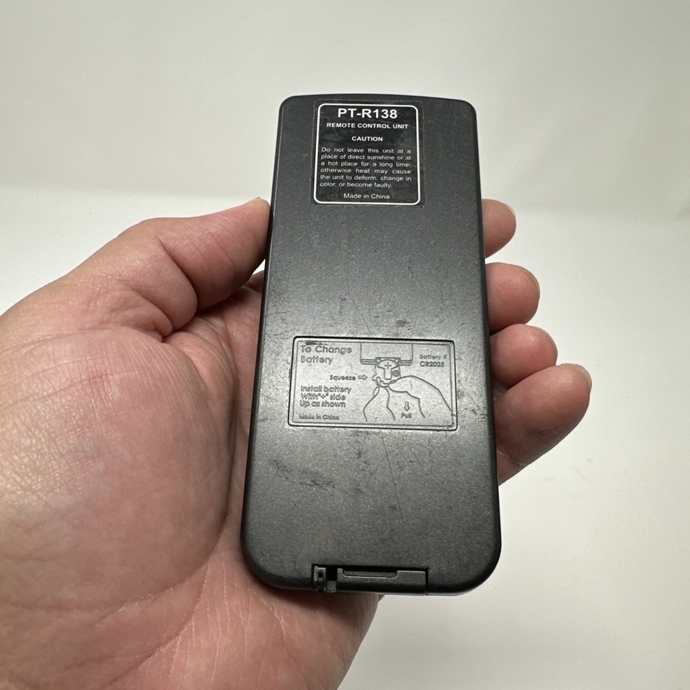 SAVV AUTO DVD PLAYER STEREO REMOTE CONTROL PT-R138 Replacement