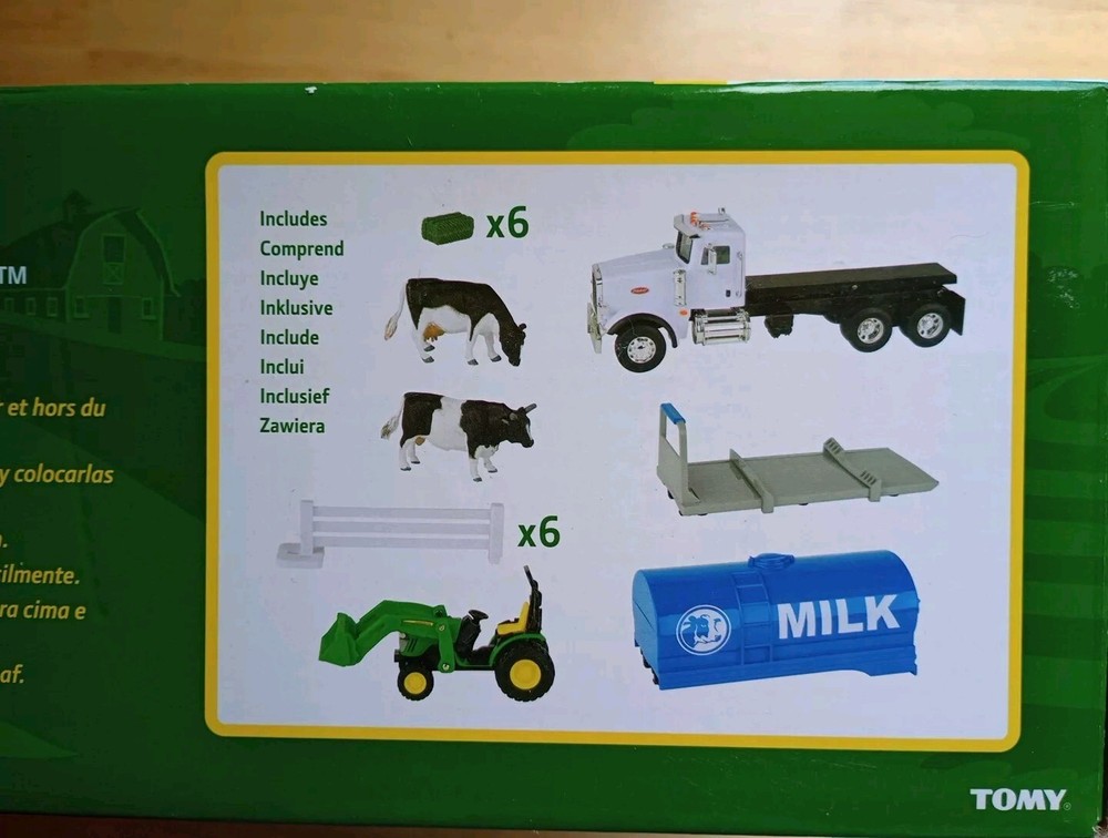 John Deere Switch 'N Load Peterbilt Milk Truck