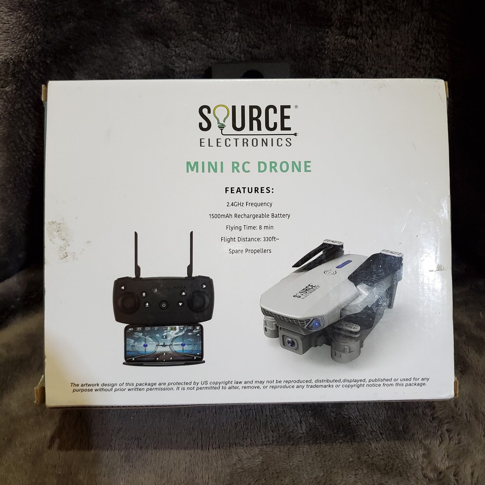 SOURCE ELECTRONICS 4 GHz Freq. MINI RC DRONE SE-1558-GY
