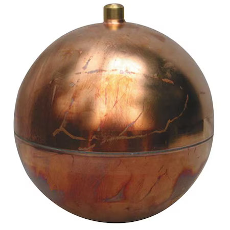 Naugatuck Grc3021ra Float Ball, Round, Copper, 3 In
