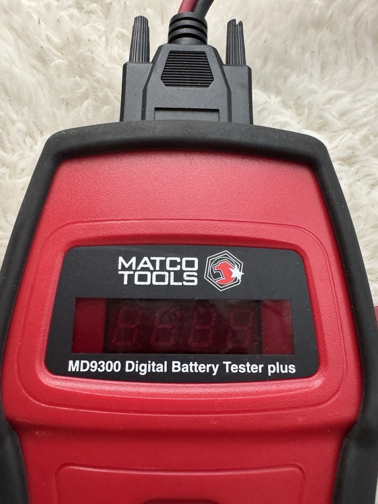 Matco Tools MD9300 Digital Battery Tester Plus With Screen Seal