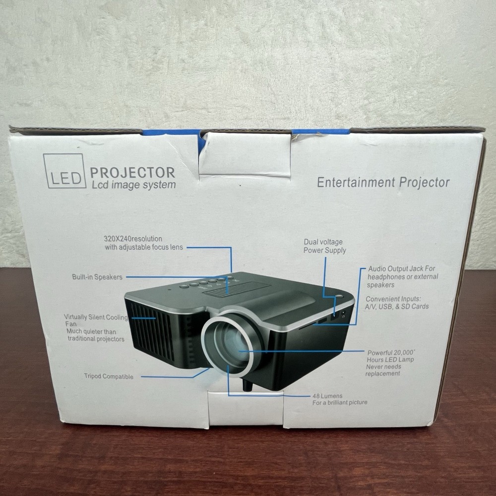 LED Projector LCD Image System Model: A-Z308-00A New In Box