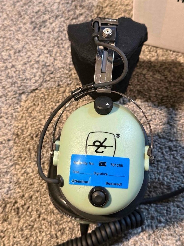 David Clark Model H-PC 40624G-01 Computer Headset w/ Microphone Tested Free Ship