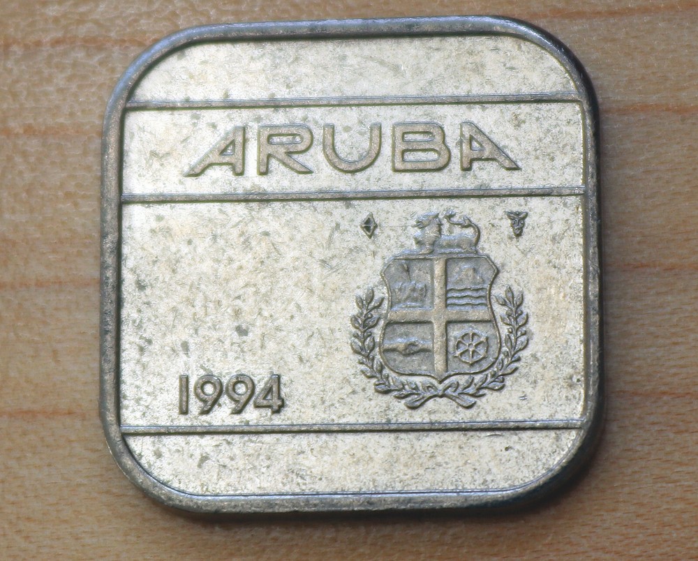 1994 Aruba 50 Cents