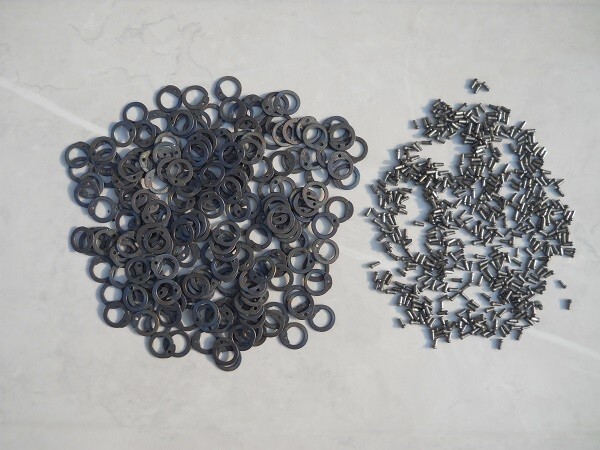 Titanium Jump Rings/ Flat riveted loose rings /medieval chainmail repair kit sca