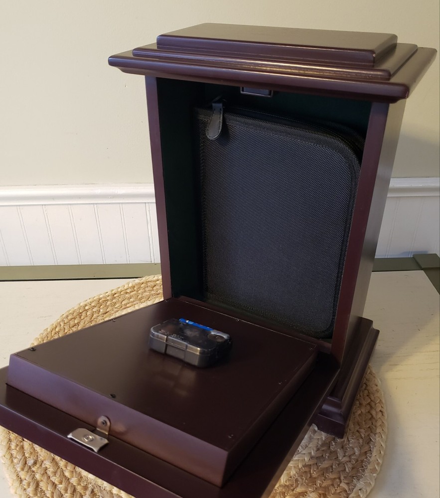 Mantle Clock Hidden Storage Compartment Safe Bonus Portfolio Case Quartz