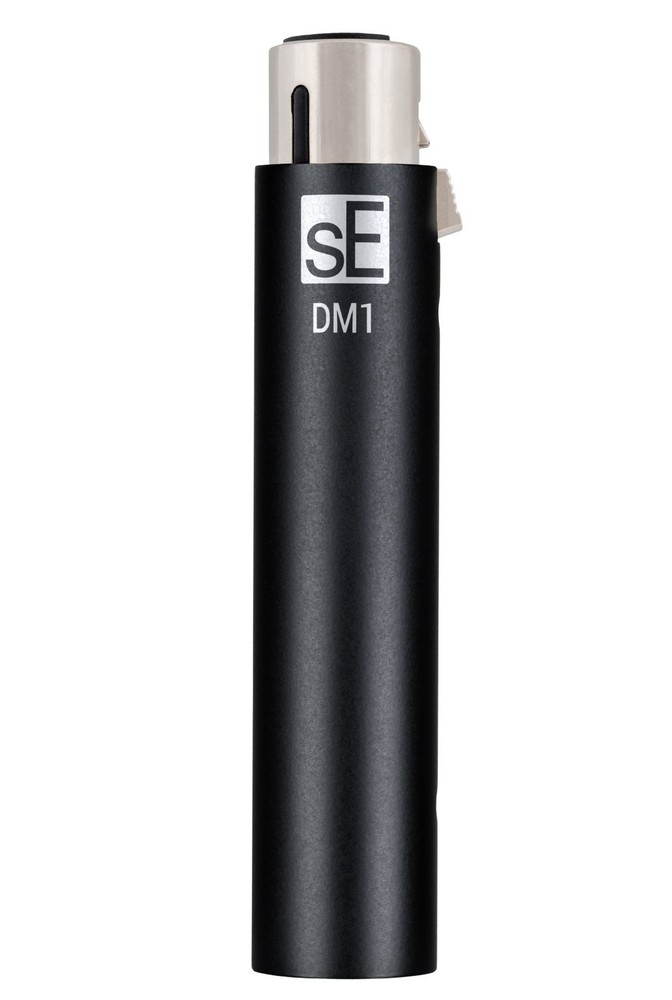 Se Electronics DM1 Black Active Microphone Preamp 4 Dynamic+Passive Ribbon Mics