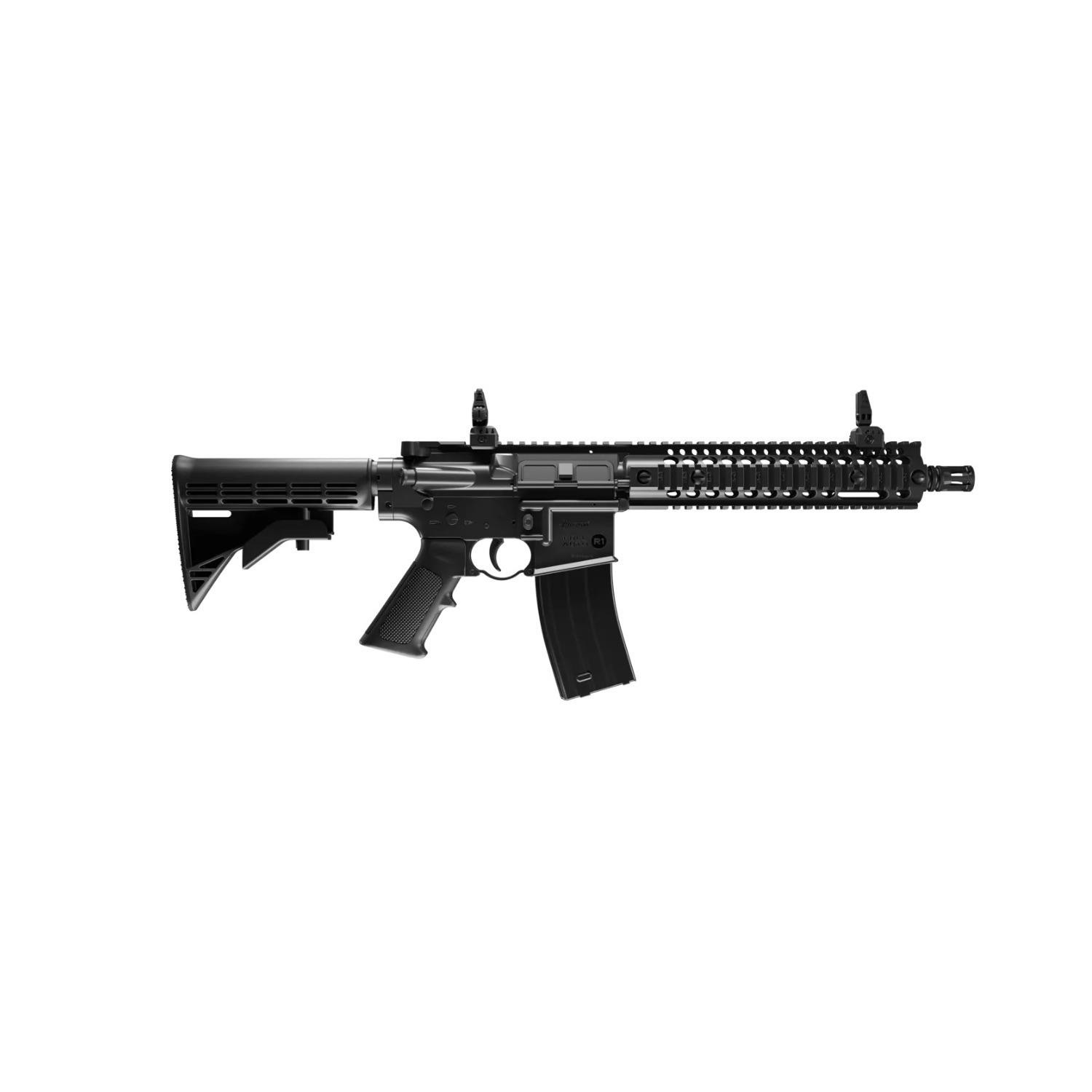 Crosman Full Auto R1 BB Air Rifle CO2 Powered Full and Semi Auto 430 FPS (Black)