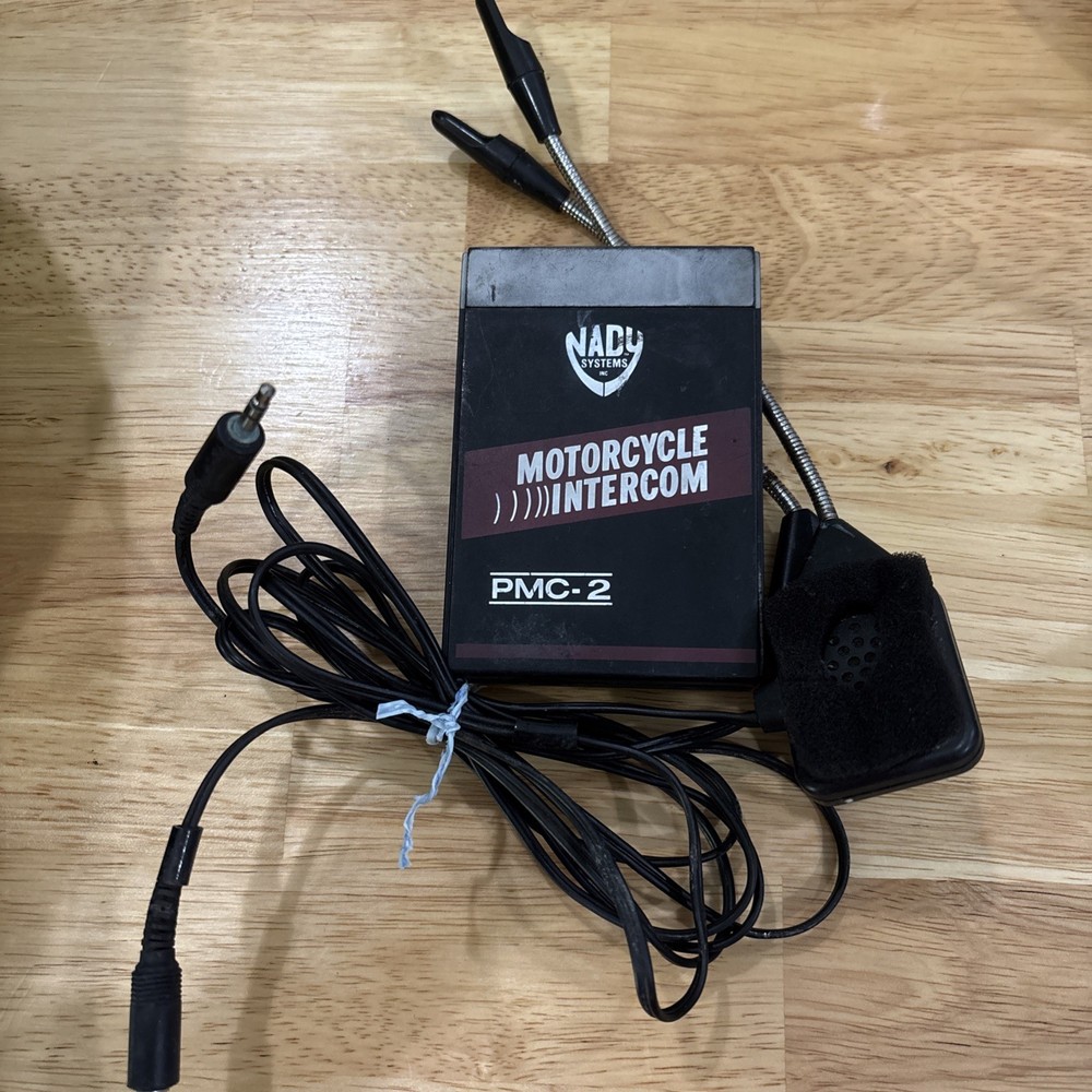 1 NADY PMC-2 Motorcycle Intercom System Driver Passenger Mic WindBlock