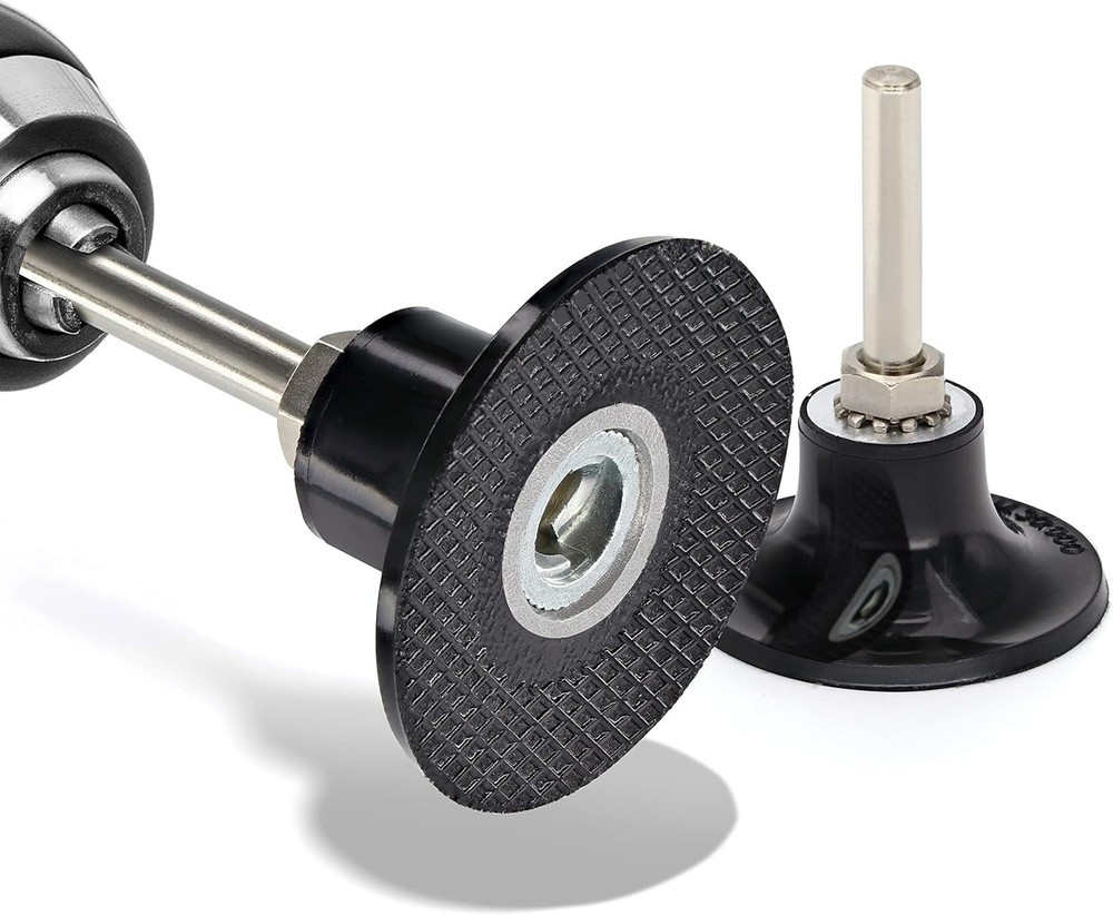 Medium Grit 2-Inch Disc Holder for Die Grinders – Quick Change Convenience